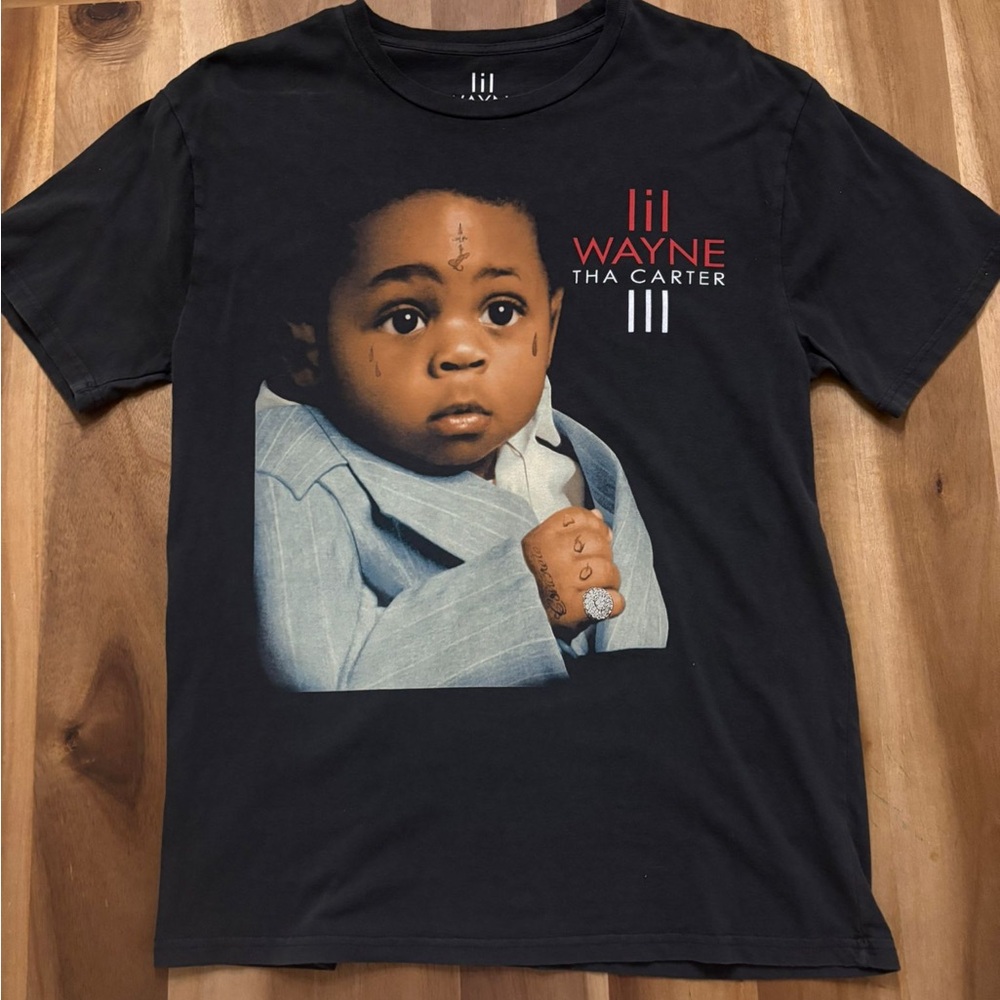 Lil Wayne Tha Carter III Black Kids T-Shirt